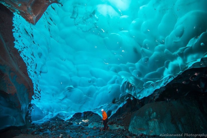 Me under the Mendenhall Glacier PC: Brian Weed